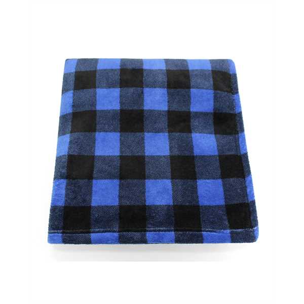 BLU/ WHT BFL CHK