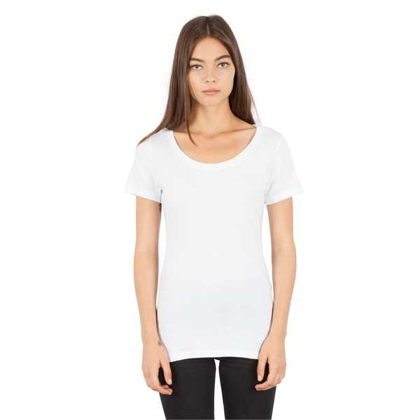 Picture of Ladies' Combed Ring-Spun Cotton Scoop T-Shirt