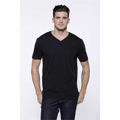 Picture of Men's CVC V-Neck T-Shirt
