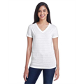 Picture of Ladies' Invisible Stripe V-Neck T-Shirt