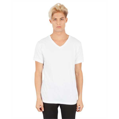 Picture of Men's Combed Ring-Spun Cotton V-Neck T-Shirt