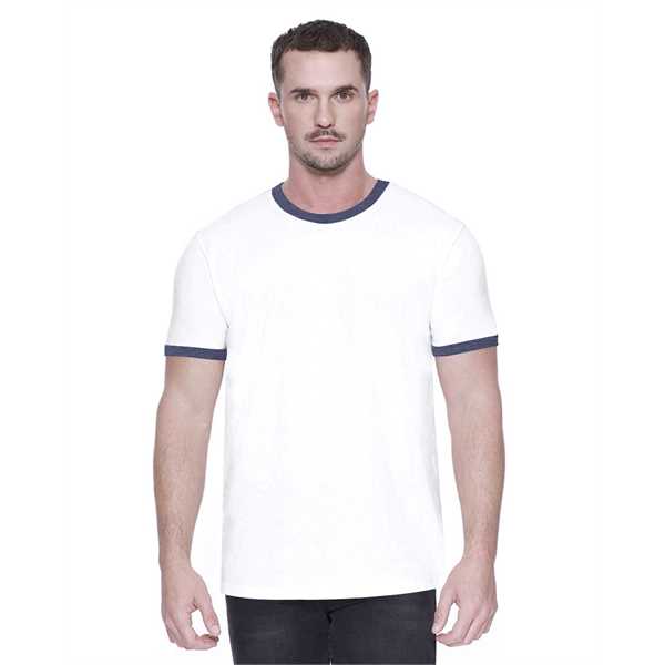WHITE/ NAVY HTHR