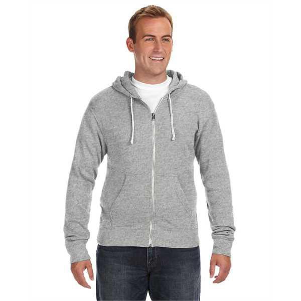 Picture of Adult Triblend Full-Zip Fleece Hood