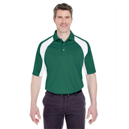 Picture of Adult Cool & Dry Sport Performance Colorblock Interlock Polo