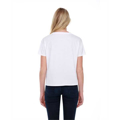 Picture of Ladies' 3.5 oz., 100% Cotton Raw-Neck Boxy T-Shirt