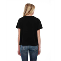 Picture of Ladies' 3.5 oz., 100% Cotton Raw-Neck Boxy T-Shirt