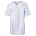Picture of Unisex Pin Stripe Full Button Baseball Jersey