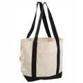 Picture of 12 oz. Organic Cotton Canvas Boat Tote Bag