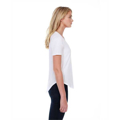 Picture of Ladies' 3.5 oz., 100% Cotton U-Neck T-Shirt