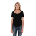Picture of Ladies' 3.5 oz., 100% Cotton U-Neck T-Shirt