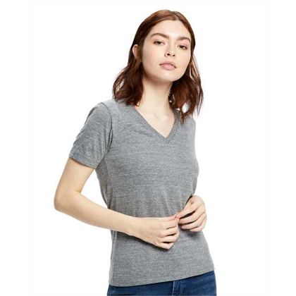 Picture of Ladies' 4.9 oz. Short-Sleeve Triblend V-Neck