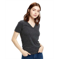 Picture of Ladies' 4.9 oz. Short-Sleeve Triblend V-Neck