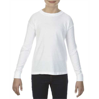 Picture of Youth 5.4 oz. Garment-Dyed Long-Sleeve T-Shirt