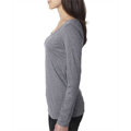 Picture of Ladies' Triblend Long-Sleeve Scoop