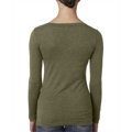 Picture of Ladies' Triblend Long-Sleeve Scoop