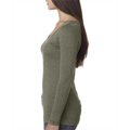 Picture of Ladies' Triblend Long-Sleeve Scoop