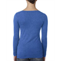 Picture of Ladies' Triblend Long-Sleeve Scoop