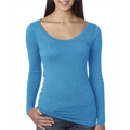 Picture of Ladies' Triblend Long-Sleeve Scoop