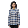 Picture of Ladies' Plaid Boyfriend Flannel Shirt