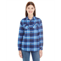 Picture of Ladies' Plaid Boyfriend Flannel Shirt