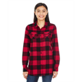 Picture of Ladies' Plaid Boyfriend Flannel Shirt