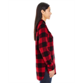 Picture of Ladies' Plaid Boyfriend Flannel Shirt