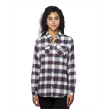 Picture of Ladies' Plaid Boyfriend Flannel Shirt