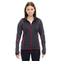 Picture of Ladies' Pulse Textured Bonded Fleece Jacket with Print
