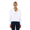 Picture of Ladies' 4.3 oz., CVC Cropped Hoodie T-Shirt