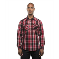 Picture of Men's Long-Sleeve Western Plaid Shirt