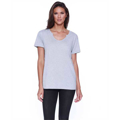 Picture of Ladies' 3.69 oz., 50% Cotton / 50% Modal Open V-Neck T-Shirt