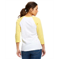 Picture of Ladies' 4.3 oz., 3/4-Sleeve Baseball Raglan