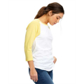 Picture of Ladies' 4.3 oz., 3/4-Sleeve Baseball Raglan