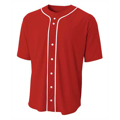 Picture of Shorts Sleeve Full Button Baseball Top