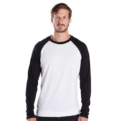 Picture of Men's 4.3 oz. Long-Sleeve Triblend Baseball Raglan