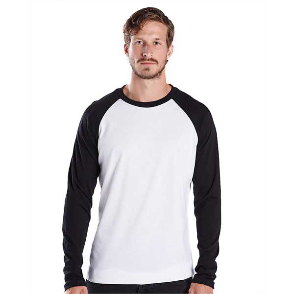 Picture of Men's 4.3 oz. Long-Sleeve Triblend Baseball Raglan