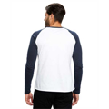 Picture of Men's 4.3 oz. Long-Sleeve Triblend Baseball Raglan