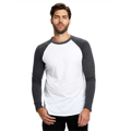 Picture of Men's 4.3 oz. Long-Sleeve Triblend Baseball Raglan