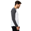 Picture of Men's 4.3 oz. Long-Sleeve Triblend Baseball Raglan