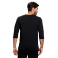 Picture of Unisex 3.5 oz. 3/4-Sleeve Raglan Henley