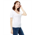 Picture of Ladies' 2.5 oz. Short-Sleeve Deep Scoop Neck Blouse