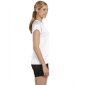 Picture of Ladies' 4.1 oz. Double Dry® V-Neck T-Shirt