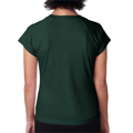 Picture of Ladies' 4.1 oz. Double Dry® V-Neck T-Shirt