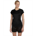 Picture of Ladies' 4.1 oz. Double Dry® V-Neck T-Shirt