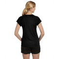 Picture of Ladies' 4.1 oz. Double Dry® V-Neck T-Shirt