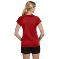 Picture of Ladies' 4.1 oz. Double Dry® V-Neck T-Shirt