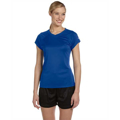 Picture of Ladies' 4.1 oz. Double Dry® V-Neck T-Shirt