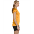 Picture of Ladies' 4.1 oz. Double Dry® V-Neck T-Shirt