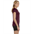 Picture of Ladies' 4.1 oz. Double Dry® V-Neck T-Shirt