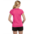 Picture of Ladies' 4.1 oz. Double Dry® V-Neck T-Shirt